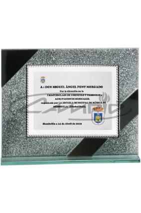 PLACAS HOMENAGEM W1126FP104